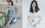 Style váy mùa hè trẻ trung của Song Hye Kyo