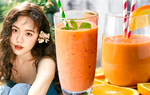 Muốn da trắng dáng xinh, thử ngay 3 công thức sinh tố màu cam tuyệt ngon 