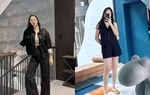 Cận cảnh vóc dáng thon thả của Đàm Thu Trang sau 2 tháng ở cữ 