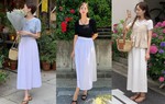 Không phải chân váy đen, chân váy trắng mới là xu hướng hè năm nay