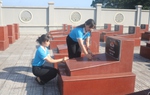 Hội LHPN tỉnh Bắc Giang phối hợp với Trung đoàn 36, Sư đoàn 308 viếng Nghĩa trang liệt sĩ