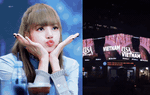 Lần đầu công bố hình ảnh màn hình LED của Lisa BLACKPINK giữa trung tâm TPHCM