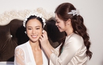 Cô dâu Vũ Ngọc Anh đẹp kiêu sa trong chiếc váy cưới trước thềm hôn lễ