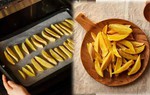 Cách làm khoai lang sấy khô bằng lò vi sóng đơn giản chỉ với 5 bước