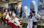 Người thừa kế đời thực của Lừa Đểu Gặp Lừa Đảo khoe ảnh vi vu Đà Nẵng cùng bạn gái hotgirl