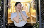 Á hậu Phương Anh lộ diện trước thềm lễ gia tiên