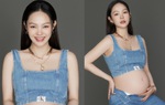 Mẹ bầu Minh Hằng khoe nhan sắc rạng rỡ trước ngày "vỡ chum"