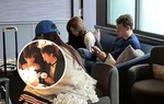 Cận cảnh Lisa và con trai tỷ phú hẹn hò tại phòng chờ siêu sang của sân bay Los Angeles