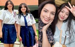 Con gái út siêu mẫu Thúy Hạnh "trổ mã", cao vượt chị cả