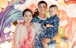 Duy Mạnh tổ chức sinh nhật cho con trai, vóc dáng "mẹ bầu" Quỳnh Anh gây chú ý