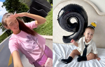 Vợ của Bùi Tiến Dũng bị ốm vẫn làm điều này cho con khi chồng vắng nhà