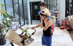 Cường Đô La tất bật trông con ngày cuối tuần, hé lộ quyền lực của bà xã trong nhà