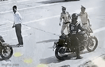 Camera vụ 30 xe phân khối lớn đi vào cao tốc, đâm vào thiếu tá CSGT