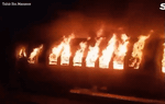 Hành khách dùng bình gas pha cà phê, toa tàu phát nổ rồi bốc cháy dữ dội khiến 10 người tử vong thương tâm