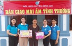 Quảng Ngãi: Trao tặng mái ấm tình thương cho hội viên phụ nữ khó khăn