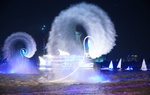 Choáng ngợp màn biểu diễn flyboard kết hợp ánh sáng nghệ thuật trên sông Sài Gòn