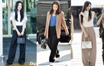 10 cách diện quần ống rộng đơn giản mà chuẩn sành điệu của sao Hàn