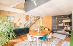 Căn hộ 30m2 nhưng nhờ thiết kế thêm gác xép đã tăng gấp đôi diện tích sử dụng