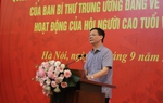 Đồng ý chủ trương xây dựng tổ chức hội người cao tuổi cấp tỉnh, cấp huyện ở những nơi có đủ điều kiện