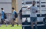 Lionel Messi đem thức uống đặc biệt đến xem con trai cả chơi bóng, trổ tài làm huấn luyện viên