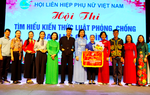 Lang Sơn: Sôi nổi Hội thi tìm hiểu Luật Phòng, chống bạo lực gia đình
