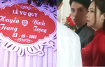 Cầu thủ Đình Trọng và bạn gái 9 năm tổ chức hôn lễ