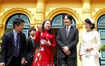 Phó Chủ tịch nước Võ Thị Ánh Xuân đón và hội đàm với Hoàng Thái tử Nhật Bản