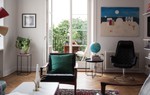 Căn hộ 75m2 ấn tượng khi được trang trí với sắc màu tươi vui, mát mắt