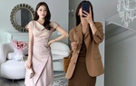 9 gợi ý diện cả cây đồ trơn màu thanh lịch và tôn dáng cho nàng công sở