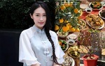 Năm đầu về làm dâu, Doãn Hải My đã khoe ngay mâm cỗ Tết toàn đặc sản ở nhà chồng chuẩn bị