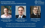 3 nhà khoa học Mỹ đoạt giải Nobel Kinh tế 2024