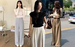 5 mẫu áo đẹp nhất để mặc với quần ống rộng
