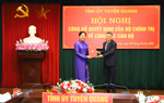 Chủ tịch Hội LHPN Việt Nam Hà Thị Nga được điều động, phân công làm Bí thư Tỉnh ủy Tuyên Quang