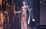 Kỳ Duyên lộ vẻ căng thẳng ở Bán kết Miss Universe 2024