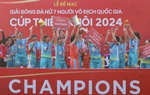 FC Quê Lụa vô địch mùa đầu tiên giải bóng đá nữ sân 7 Quốc gia 