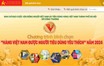 150 sản phẩm, dịch vụ là "Hàng Việt Nam được người tiêu dùng yêu thích" năm 2024