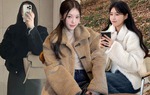 Áo khoác teddy vừa ấm vừa xinh, giúp hack tuổi tài tình