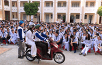 Chấp hành pháp luật về ATGT đường bộ là một trong những tiêu chí xếp loại hạnh kiểm với học sinh