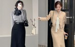 Mặc chân váy suông thật đẹp với 10 cách phối đồ đơn giản