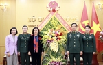 Hội LHPN Việt Nam chúc mừng Bộ Quốc phòng nhân kỷ niệm 80 năm Ngày thành lập QĐND Việt Nam
