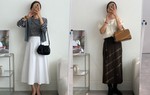 Người phụ nữ cao 1m53 có 10 cách mặc chân váy tôn dáng mà không cần đi giày cao gót thường xuyên
