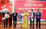 Quảng Ngãi công bố Quyết định của Ban Bí thư về công tác cán bộ
