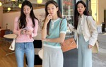 Quý cô Hàn Quốc có phong cách diện đồ màu pastel trẻ trung, sang xịn mịn