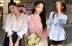 5 kiểu sơ mi điệu đà đang được hội blogger Hàn yêu thích