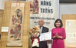 Tranh Hàng Trống hơn 100 năm tuổi “kể chuyện”