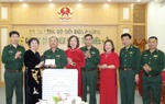 Lãnh đạo Hiệp hội nữ doanh nhân Việt Nam thăm, tặng quà Bộ đội biên phòng Điện Biên