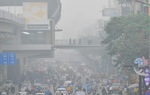 Hà Nội ô nhiễm không khí nhất thế giới sáng nay, cả thành phố chìm trong màn sương mù dày đặc