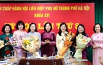 Bà Phạm Thị Mỹ Hoa được bầu làm Phó Chủ tịch Hội LHPN thành phố Hà Nội 