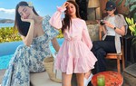 Tham khảo 10 set đồ đi du lịch trẻ trung, nổi bật của mỹ nhân Việt