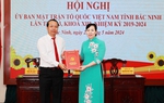 Bà Nguyễn Thị Hà giữ chức Chủ tịch Ủy ban Mặt trận Tổ quốc tỉnh Bắc Ninh